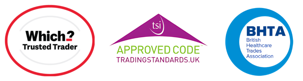 which trusted trader, BHTA and TSI accreditations